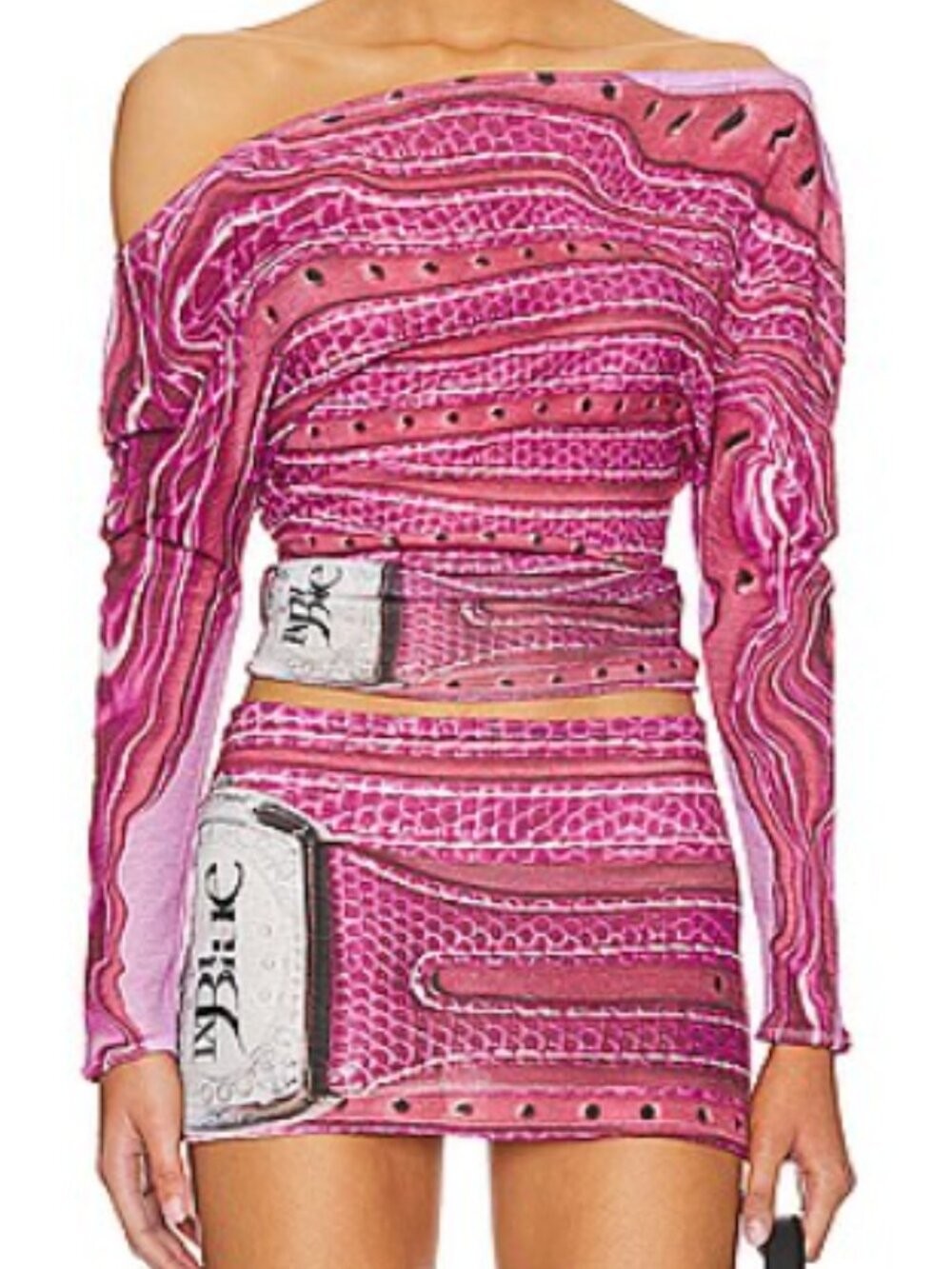 Revolve 1XBLUE Pink Mini Skirt - Picture 4 of 5